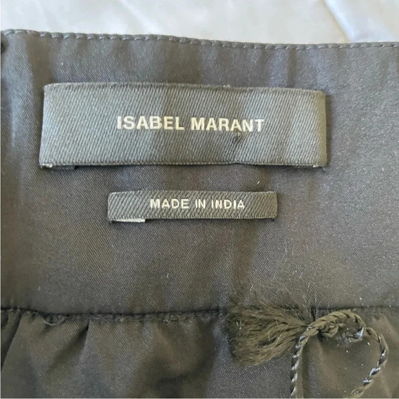 Isabel Marant black ruffle mini skirt - Picture 7 of 12